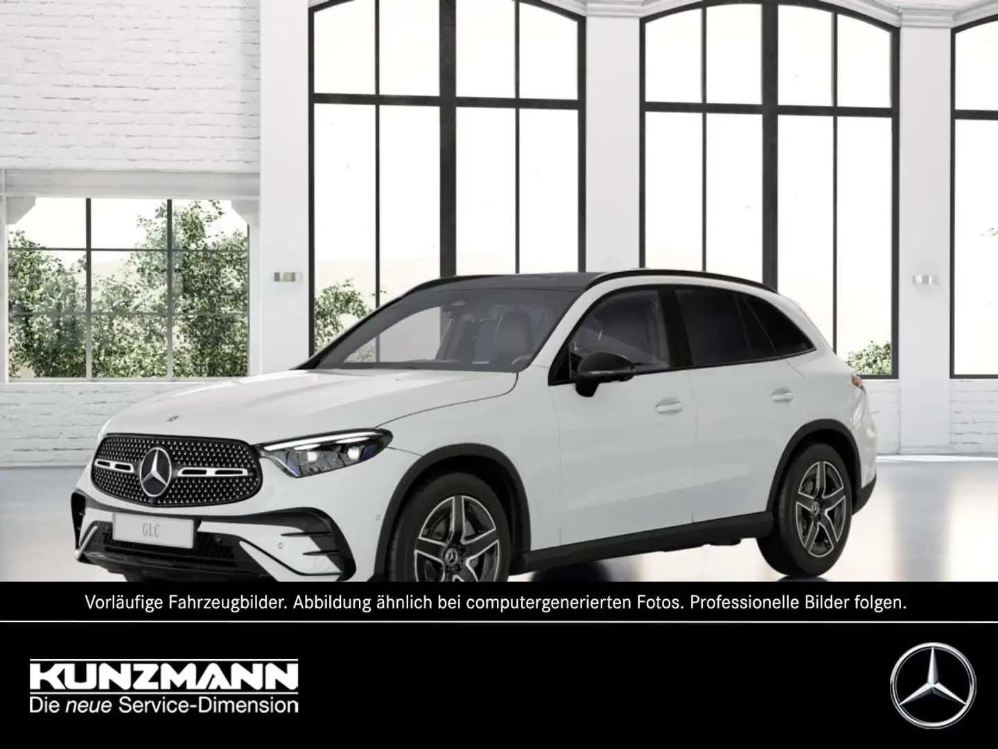 Mercedes-Benz GLC 300 d 4MATIC AMG Panorama 360° Distronic AHK Weiß - 1