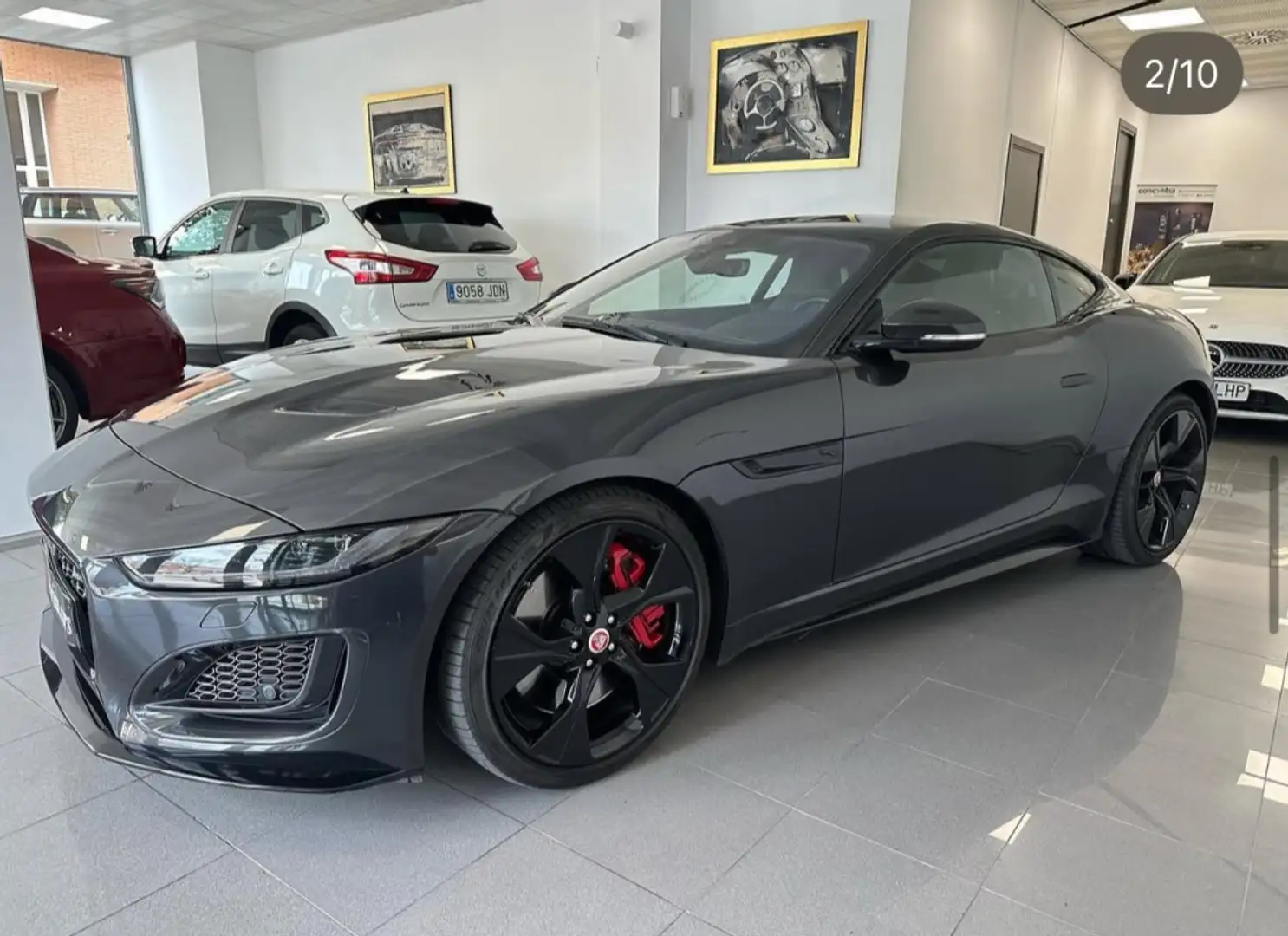 Jaguar F-Type Coupé 5.0 V8 R-Dynamic AWD Aut. 450 Gris - 2