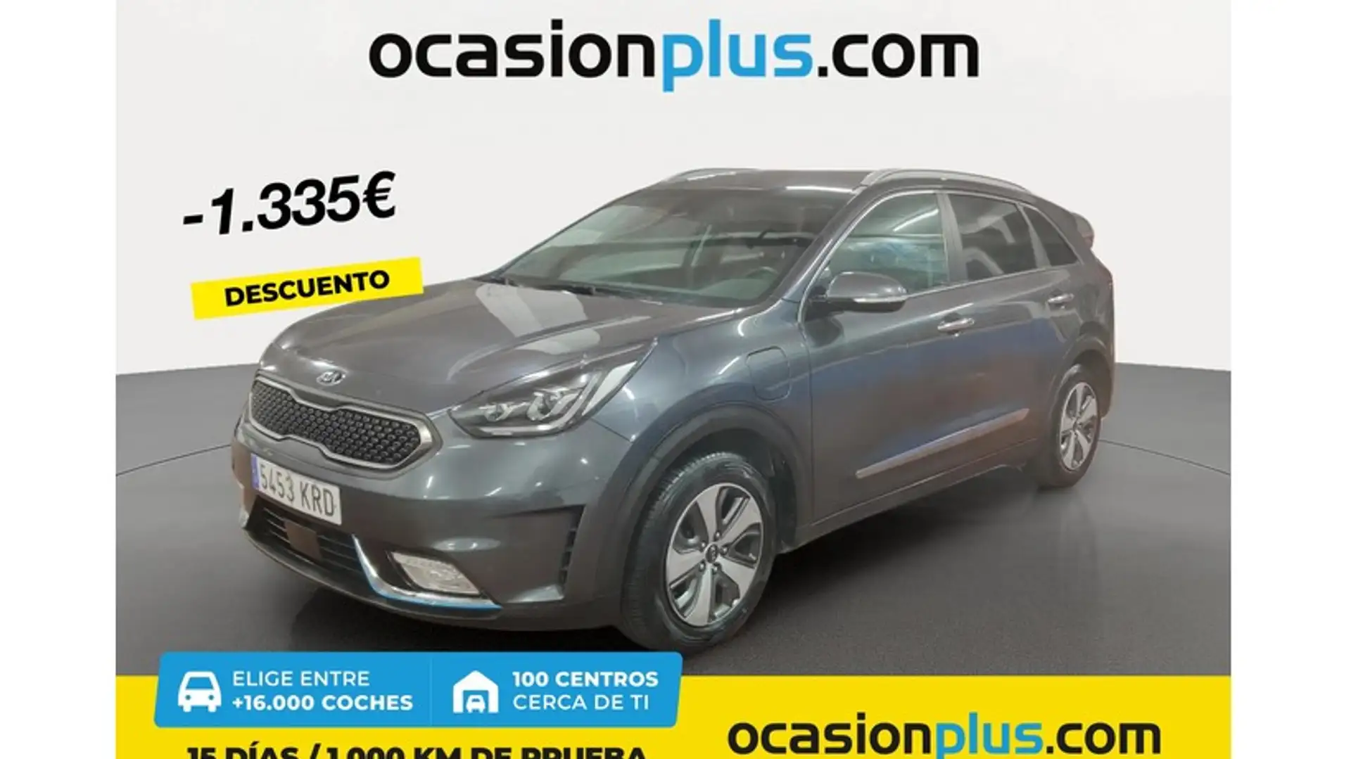 Kia Niro 1.6 HEV Emotion Gris - 1