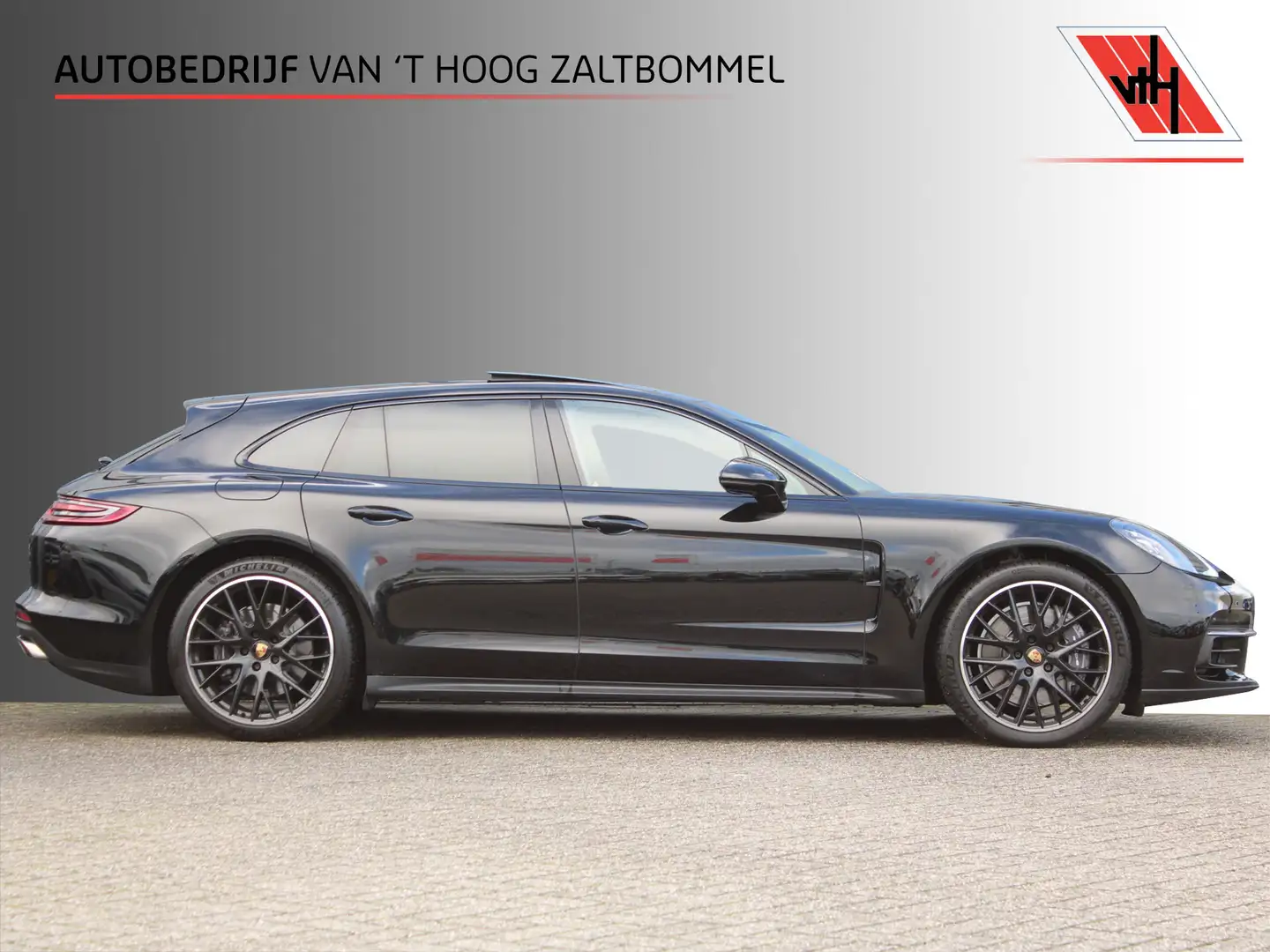 Porsche Panamera Sport Turismo 2.9 4 E-Hybrid Sport-Chrono PANORAMA Zwart - 1