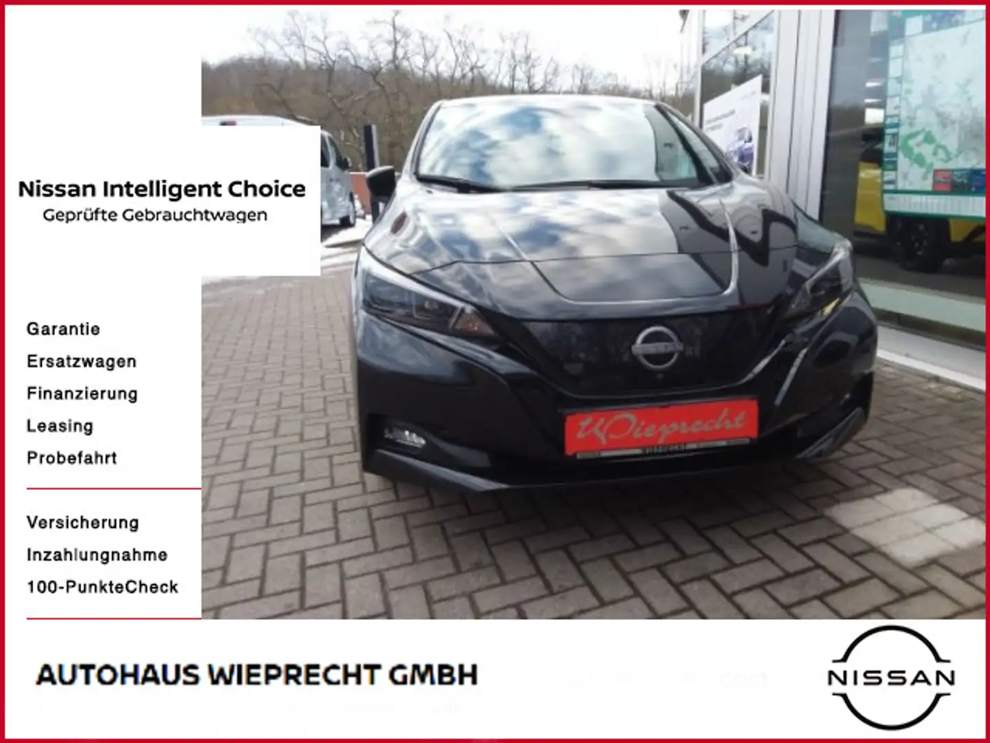 Nissan Leaf e+ Tekna 60 KW Schwarz - 1