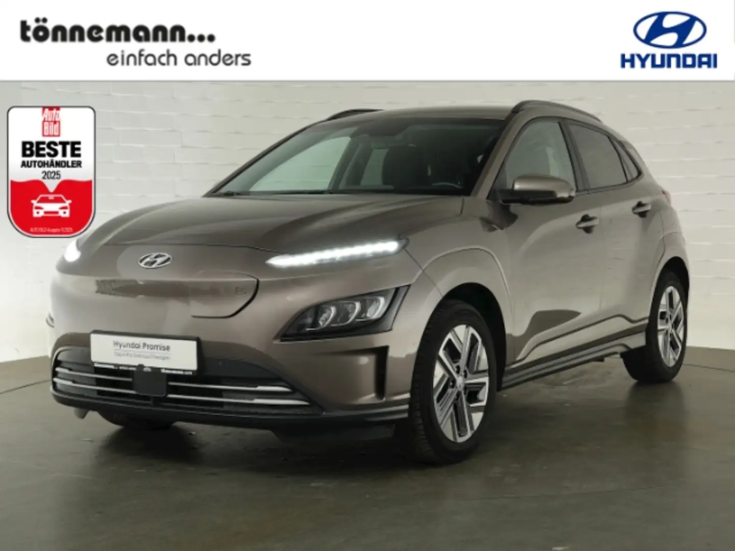 Hyundai KONA TREND 39,2 kWh+VOLL LED+RÜCKFAHRKAMMERA+SITZ-/LENK Bronze - 1