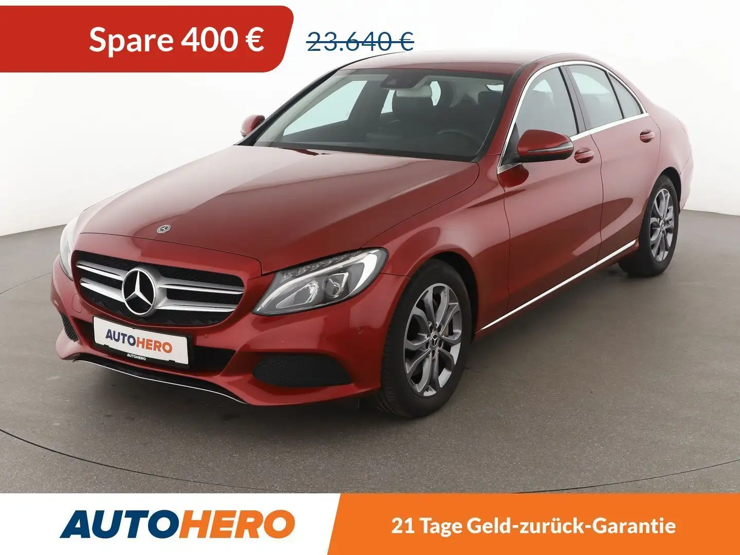 Mercedes-Benz C 250 Avantgarde Aut.*LED*NAVI*TEMPO*PDC*SHZ*KLIMA* Красный - 1