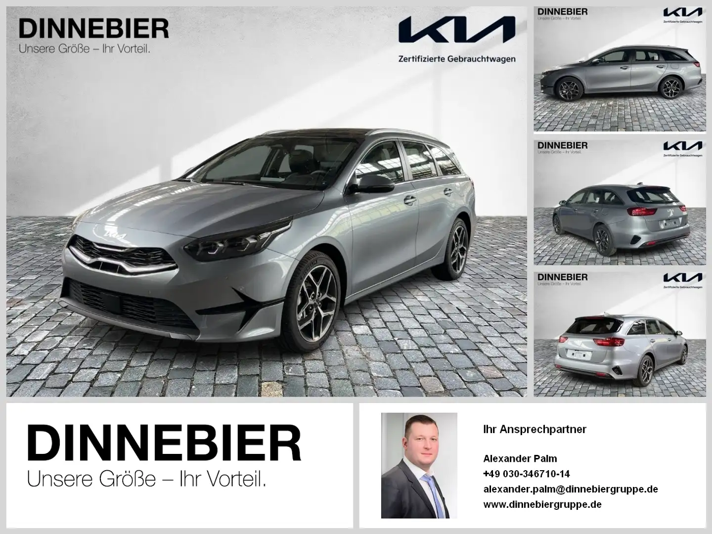Kia Ceed SW / cee'd SW CEED Sportswagon Spirit LED+Glasdach+Kamera Argent - 1