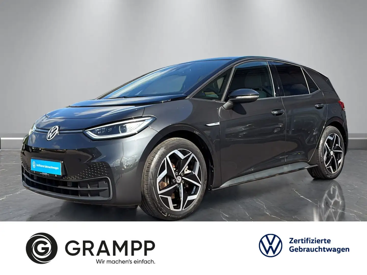 Volkswagen ID.3 Tech Pro Performance +ACC+MATRIX+ASSISTS+ Grau - 1