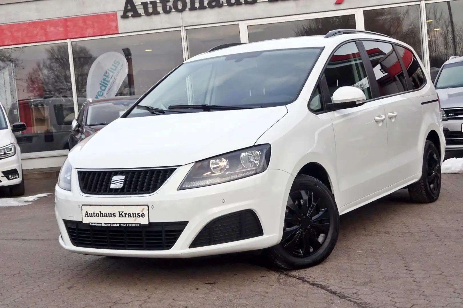 SEAT Alhambra 2.0TDI DSG 7SITZE-3Z KLIMAAUT/PDC/TEMP Weiß - 2