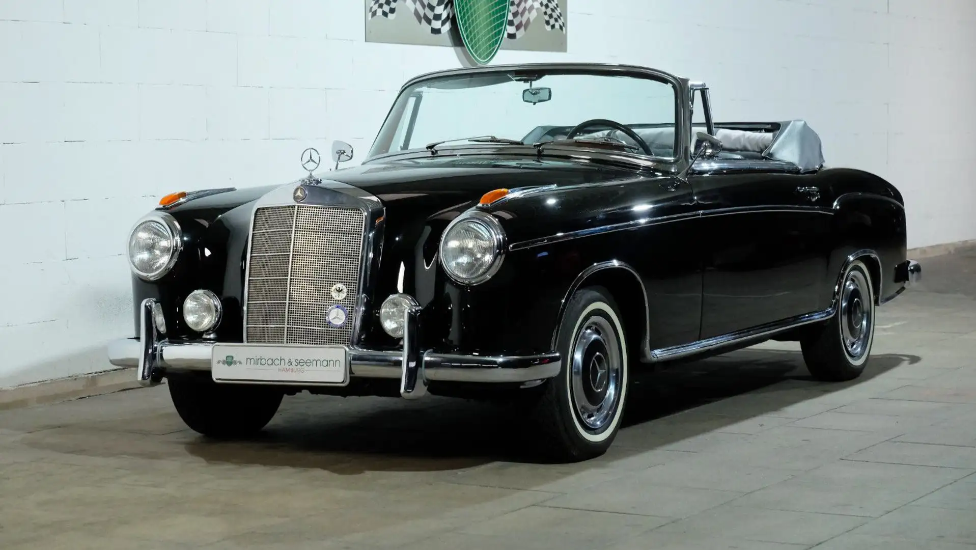 Mercedes-Benz 220 S Ponton Cabrio Schwarz - 1