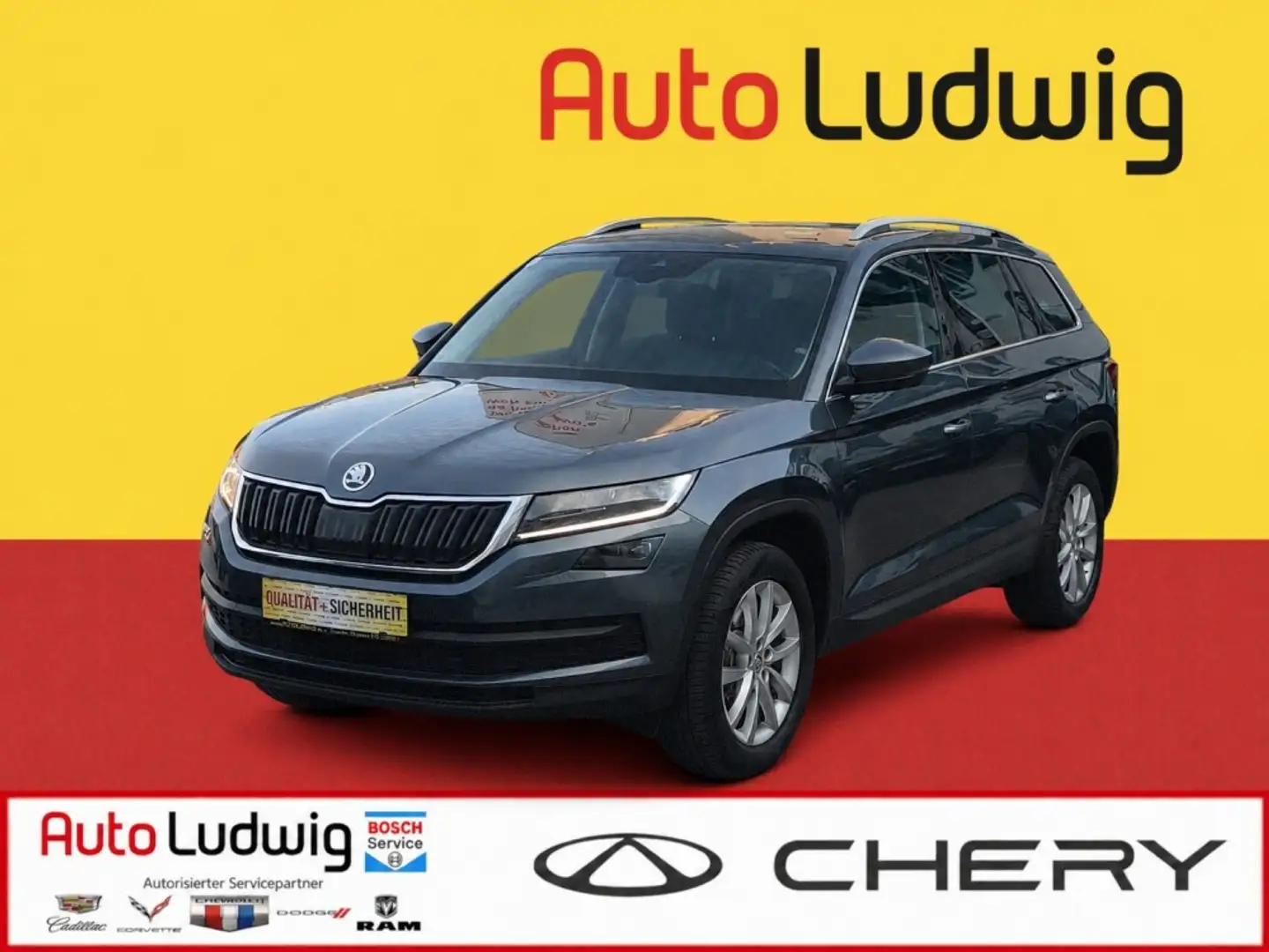 Skoda Kodiaq 2.0 TDI Style*7-SITZER*NAVI*LED*AHK*PARKASSIST*... Grau - 1