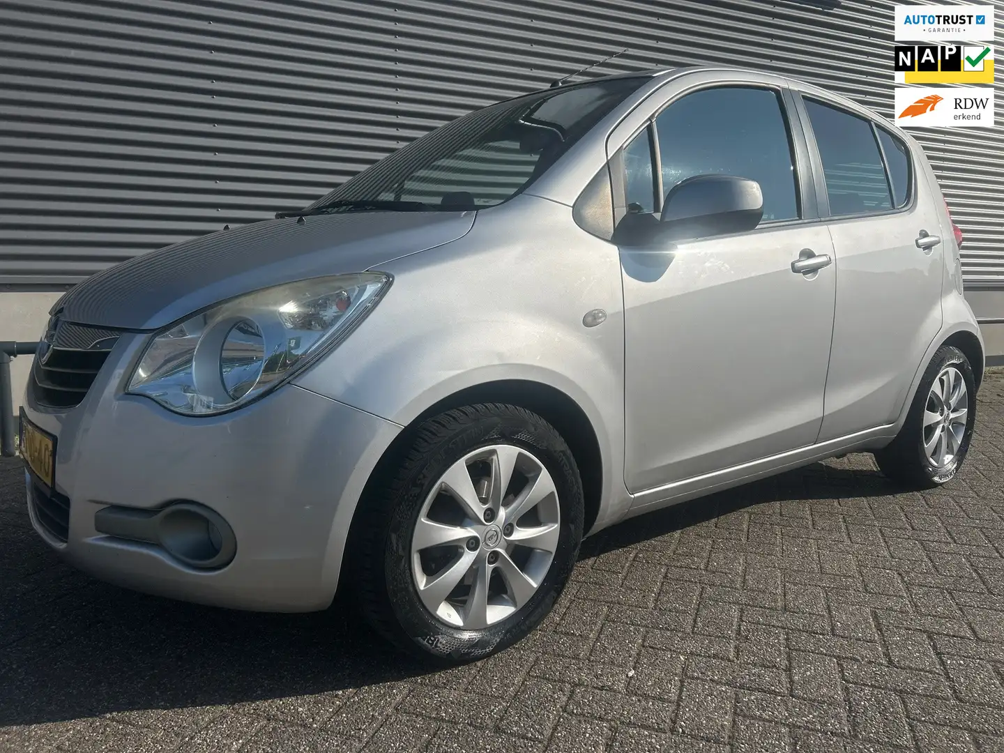 Opel Agila 1.0 Berlin NWE APK+KL BEURT/ Airco / 5Drs / 3e Eig Gris - 1