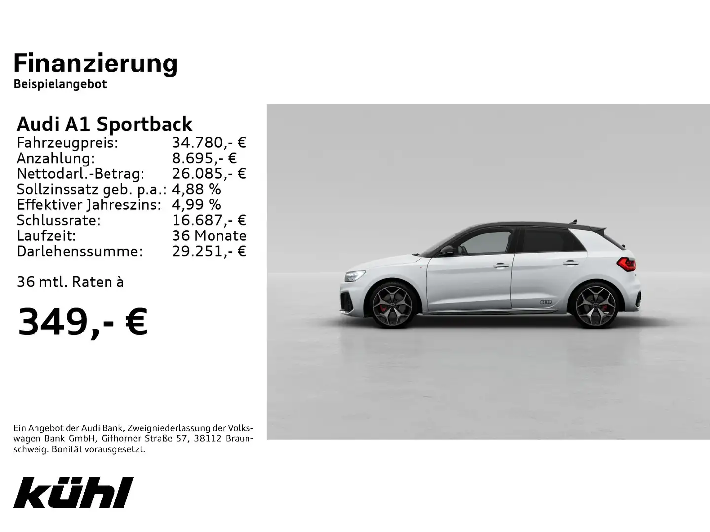 Audi A1 40 TFSI S tronic S line LED ACC Kam Blanco - 2