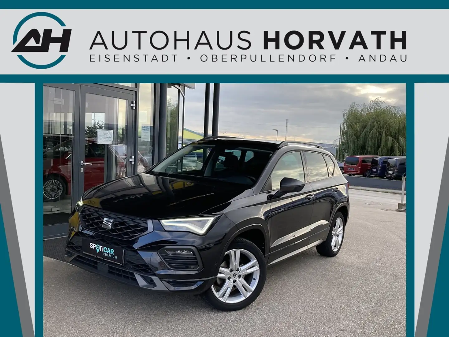 SEAT Ateca 1,5 FR ACT TSI DSG Schwarz - 1