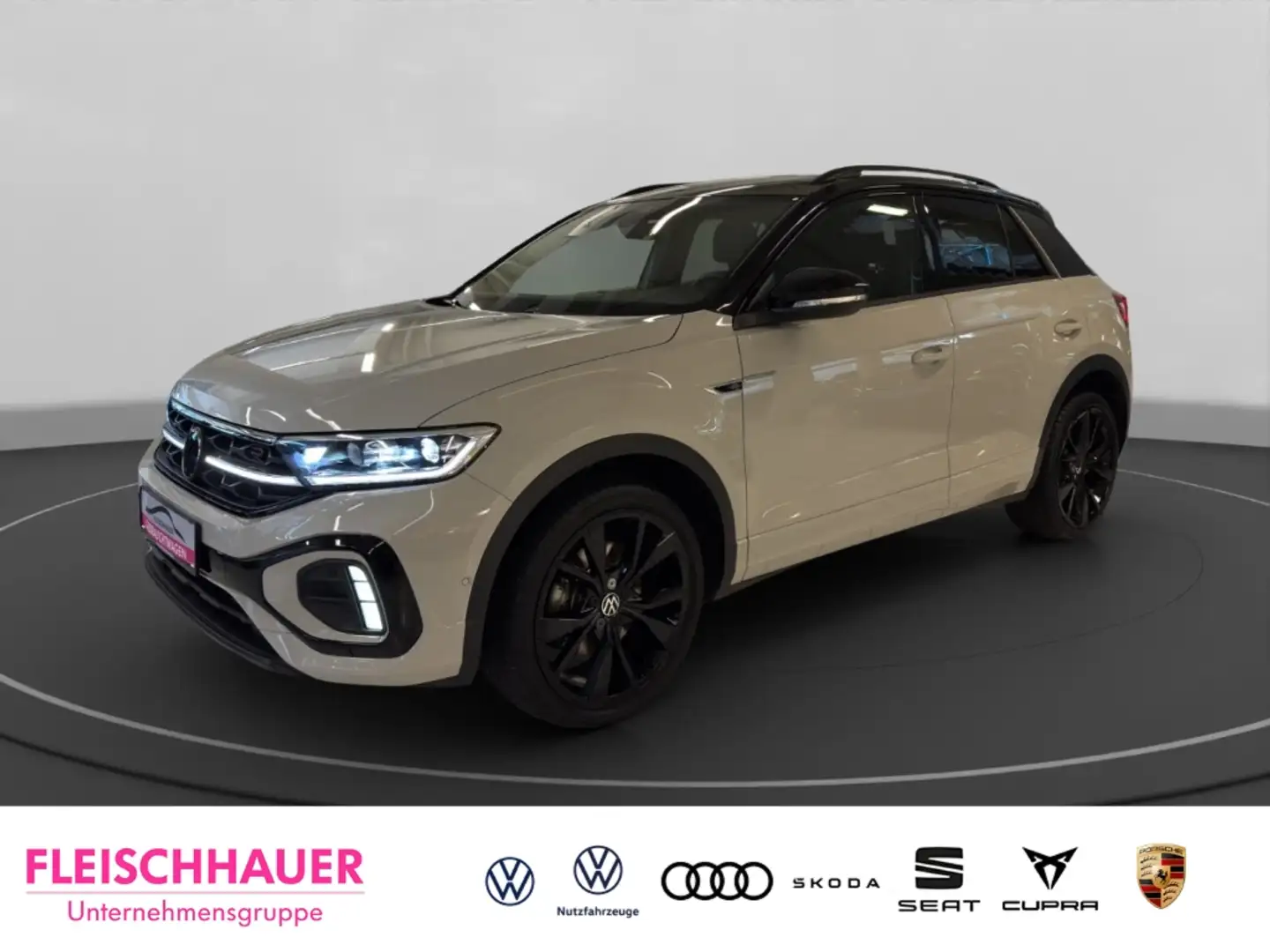 Volkswagen T-Roc R-Line 1.5 TSI Matrix+Navi+VC+19''+IQ.Drive+Black Grau - 1