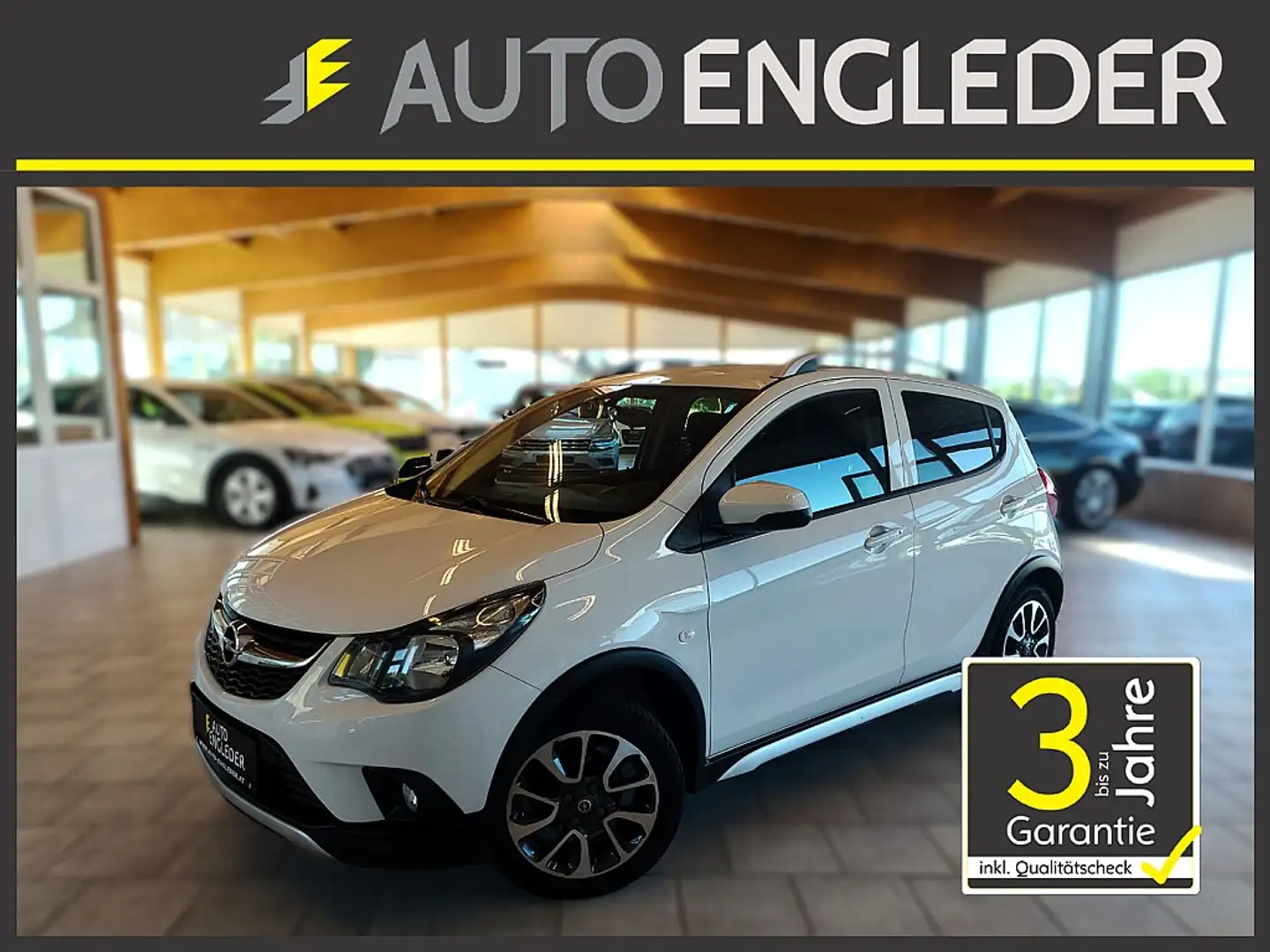 Opel Karl 1,0 Ecotec Rocks Blanc - 1