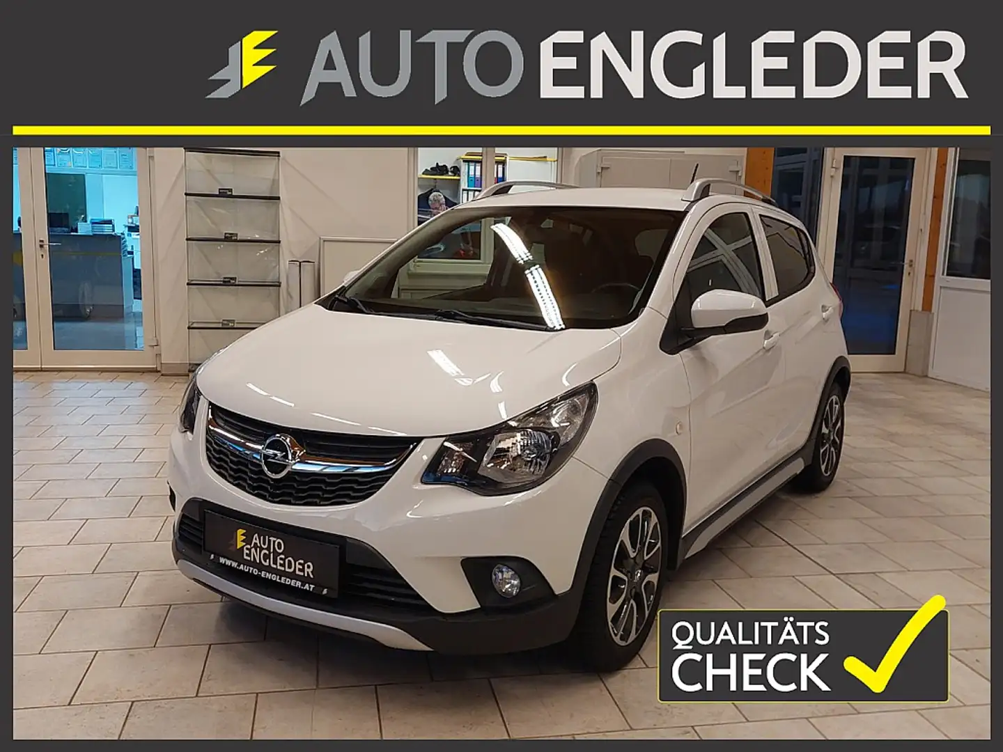 Opel Karl 1,0 Ecotec Rocks Weiß - 1