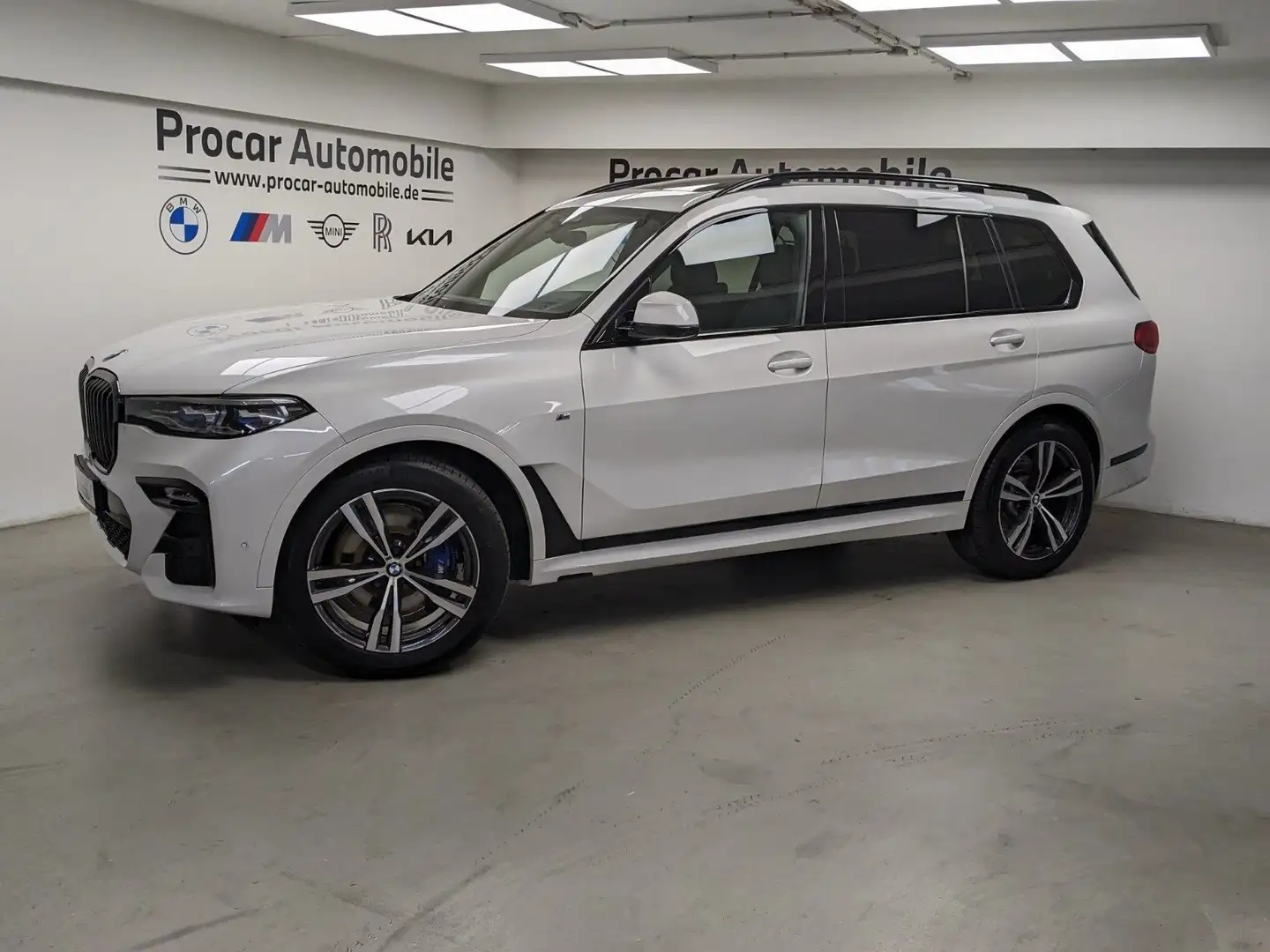 BMW X7 xDrive40d M Sport AHK Laser DA Prof 360° HuD 21'' Weiß - 2