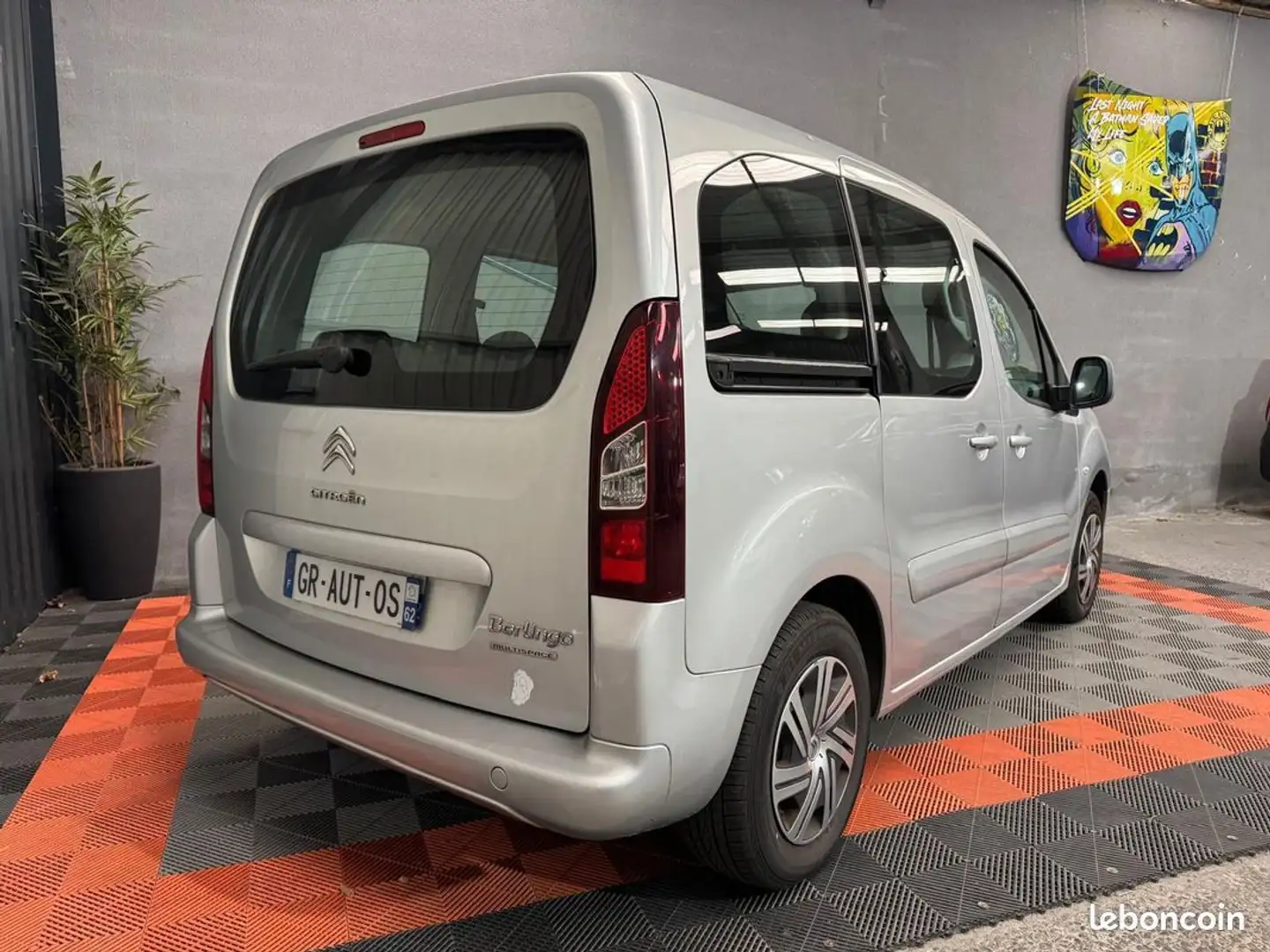 Citroen Berlingo 1.6 Hdi 75cv 5 places 1ere main 155.000kms Climatisation Révisé et garantie 6 mois Gris - 2