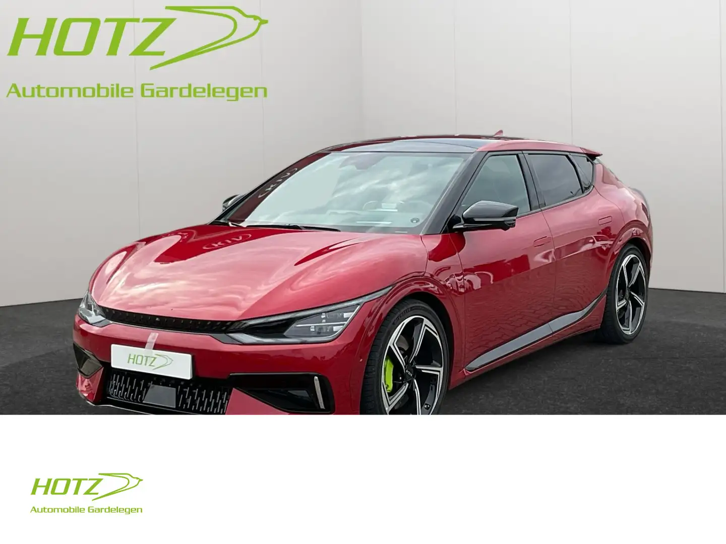 Kia EV6 GT Glasdach, AWD, Aktionsfinanzierung 0,00% Rot - 1