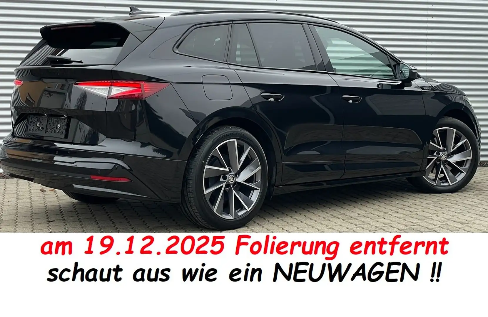 Skoda Enyaq 80 Sportline-Teilleder-El.Sitze,Werksgarantie,20" Schwarz - 2