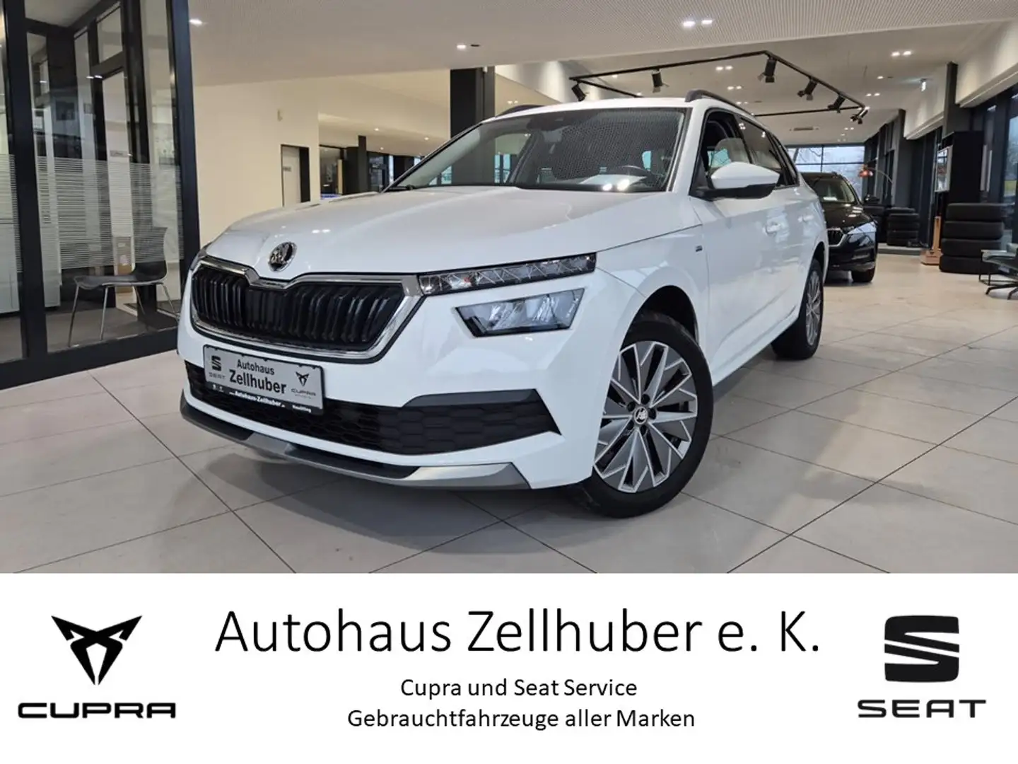 Skoda Kamiq 1.0 TSI Clever *AHK*Smart Link*Sitzhzg* Weiß - 1