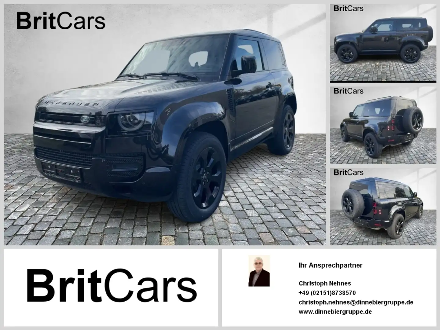 Land Rover Defender 90 D250 X-Dynamic SE Faltdach AHK Schwarz - 1