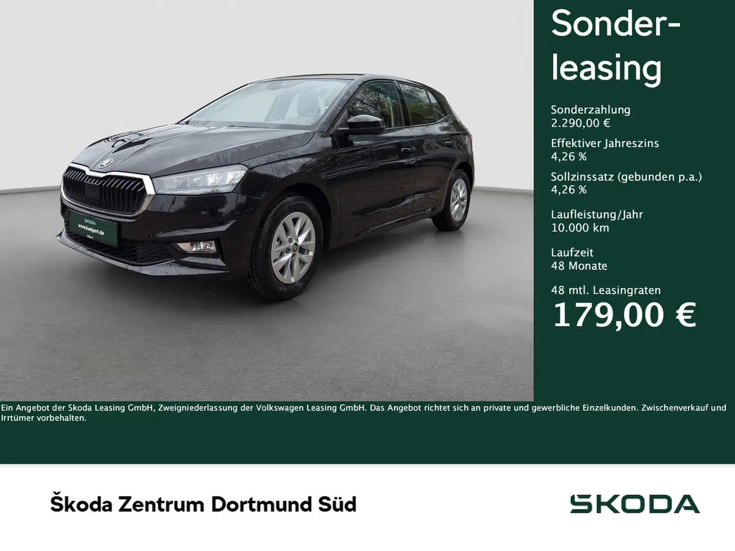 Skoda Fabia 1.0TSI Selection SHZ PDC CarPlay Noir - 1