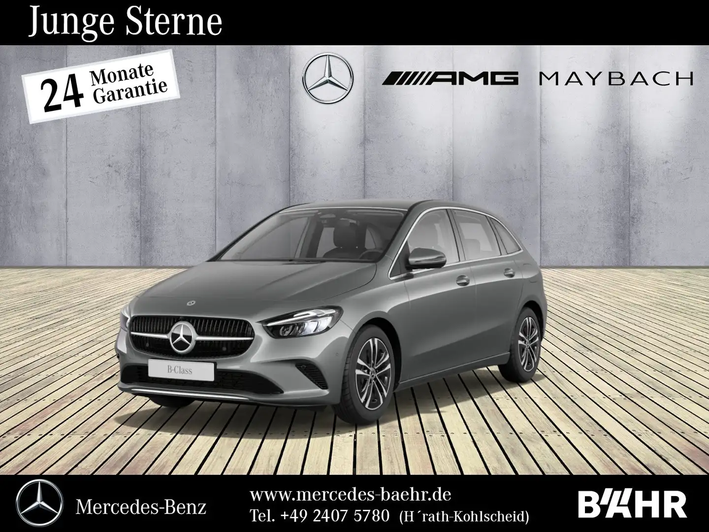 Mercedes-Benz B 200 B 200 Progressive/MBUX-Navi/LED/RFK/SHZ/LMR-17" Gris - 1