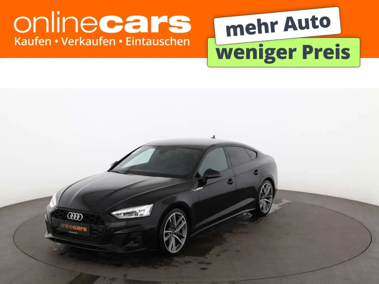 Audi A5 SB 40 TFSI S-Line Aut MATRIX RADAR LEDER NAVI Schwarz - 1