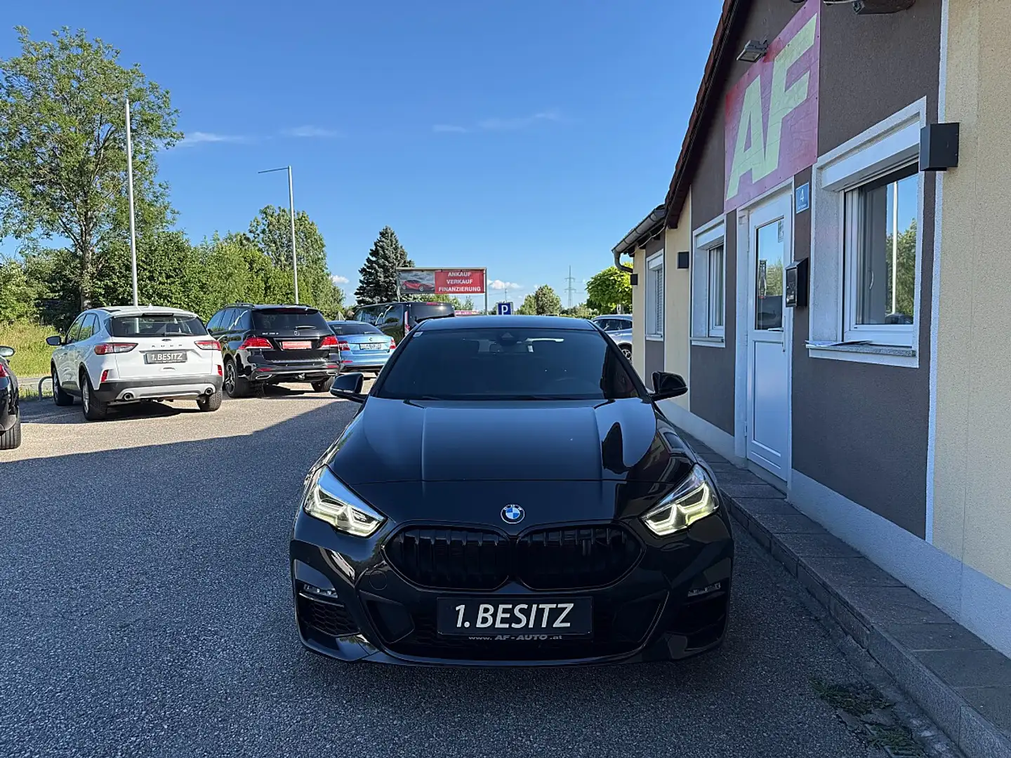 BMW 218 d | M-PAKET | SHADOWLINE | AUT | VIRTUAL | CAM ... Schwarz - 2