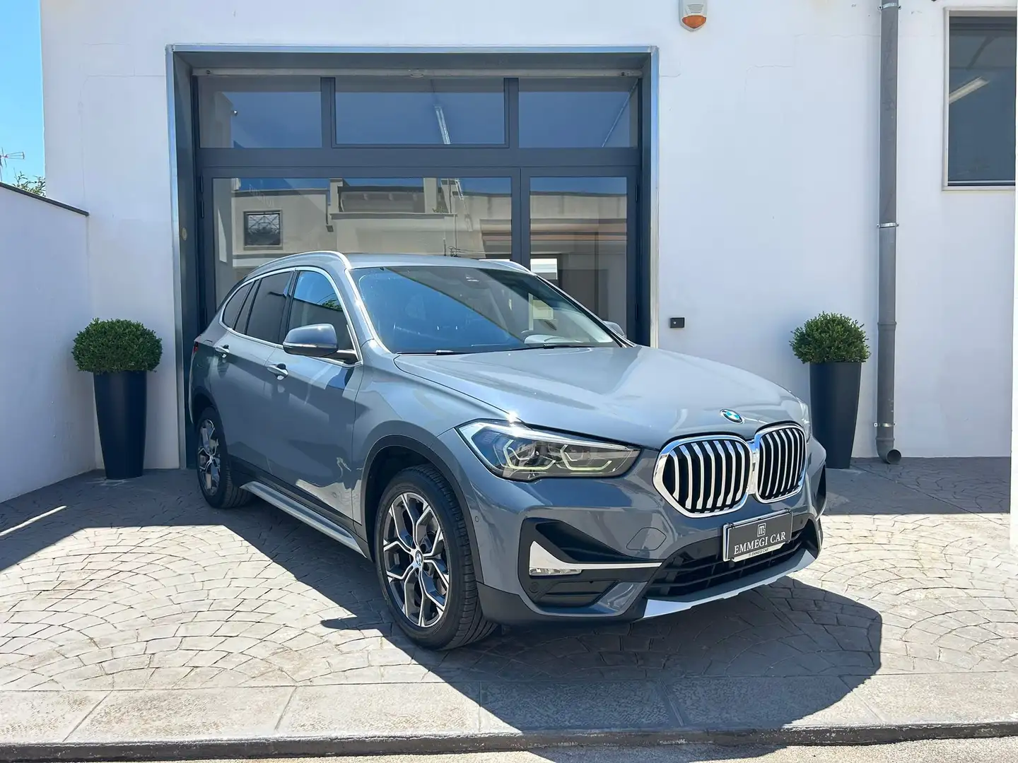 BMW X1 18d XLINE XDRIVE LED/PELLE Km83.000-12/2019 Grigio - 1