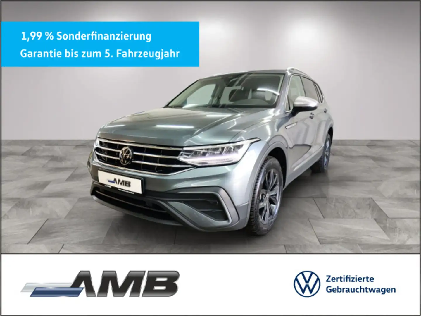 Volkswagen Tiguan Allspace Move 1.5 TSI AHK/7Sitze/08.29Gar Grau - 1