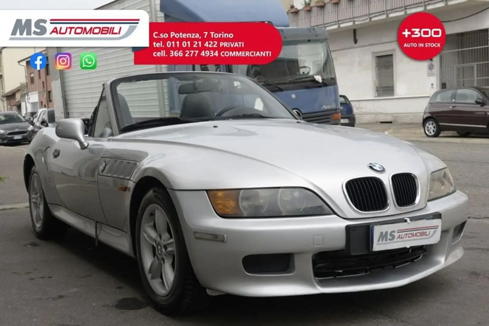 BMW Z3 2.0 (2.2) 24V 170cv Roadster Unicoproprietario Grigio - 1