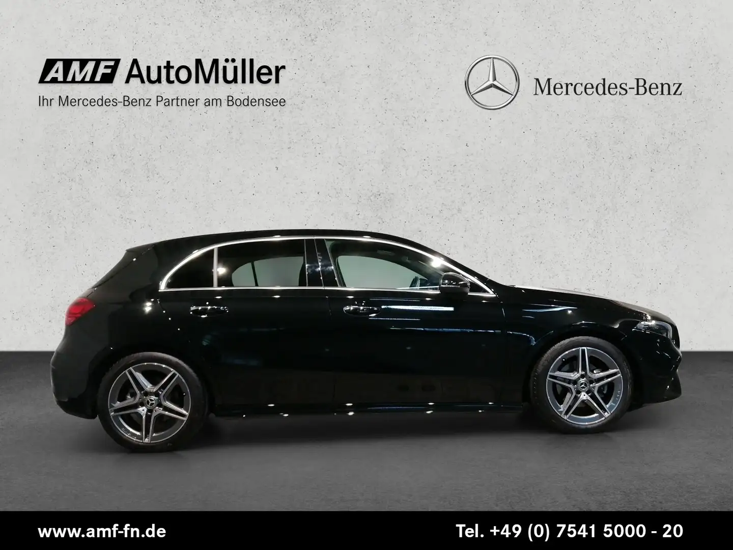 Mercedes-Benz A 200 A 200 AMG-LINE PREMIUM LED+MBUX+DISTRO+KESSY+WP Schwarz - 2