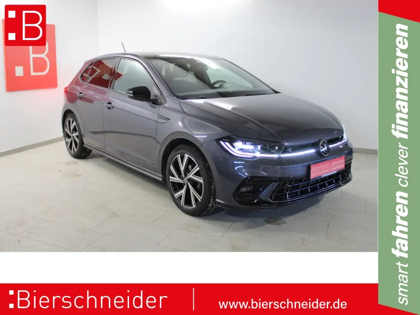 Volkswagen Polo 1.0 TSI DSG 2x RLine 17 ACC MATRIX KAMERA Grau - 1