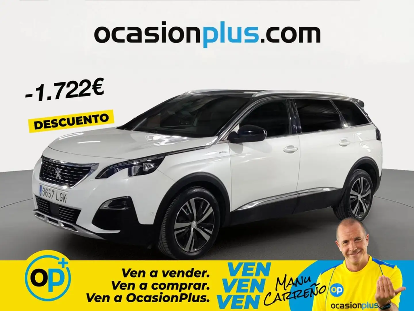 Peugeot 5008 1.5BlueHDi S&S GT Line 130 Blanco - 1