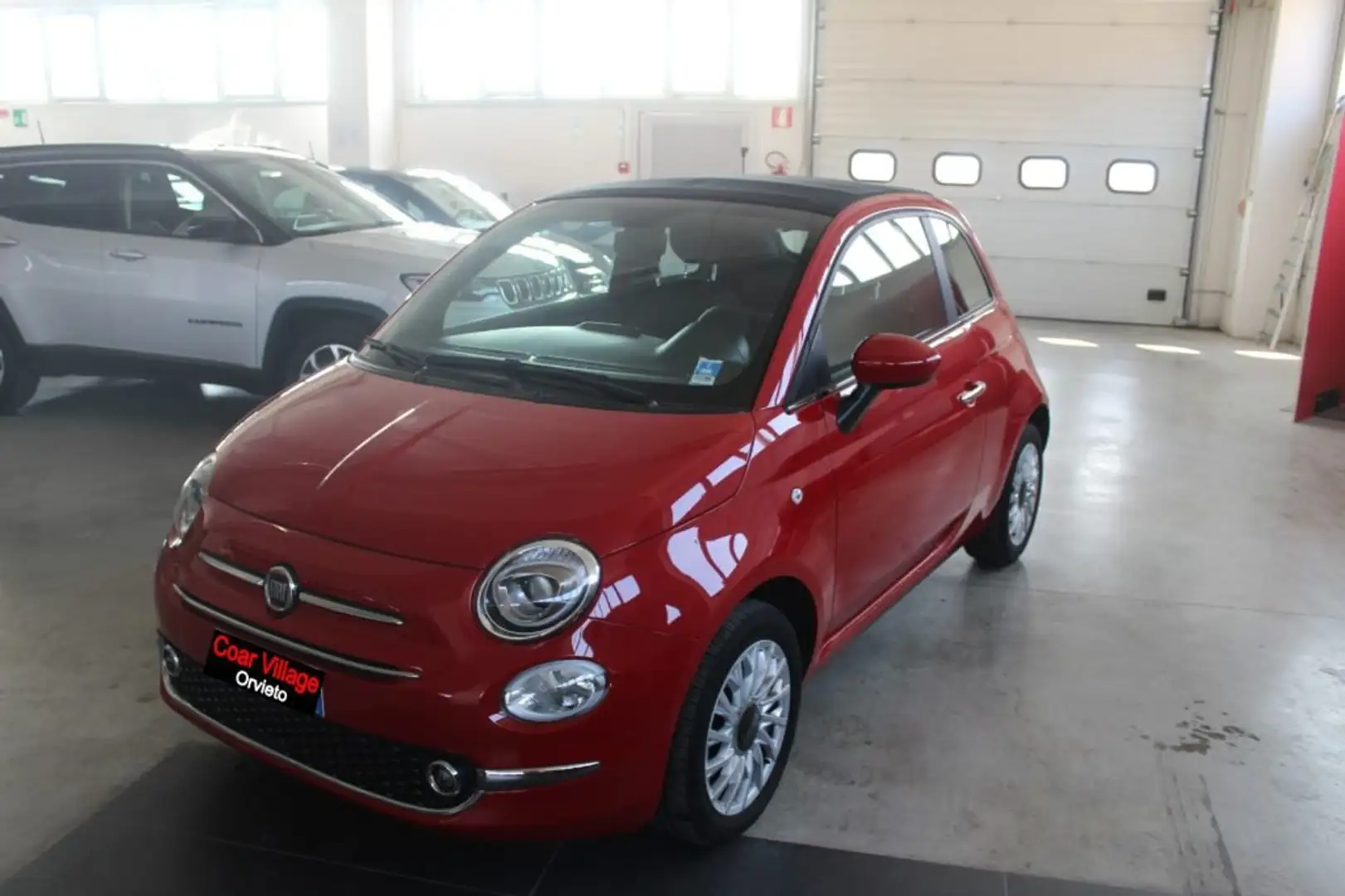 Fiat 500 C 1.0 Hybrid Dolcevita Rosso - 1