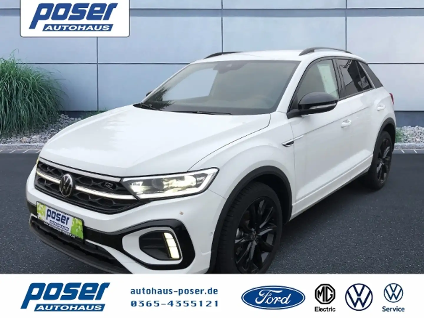 Volkswagen T-Roc R-Line KLIMA LED NAVI ALU Blanco - 1