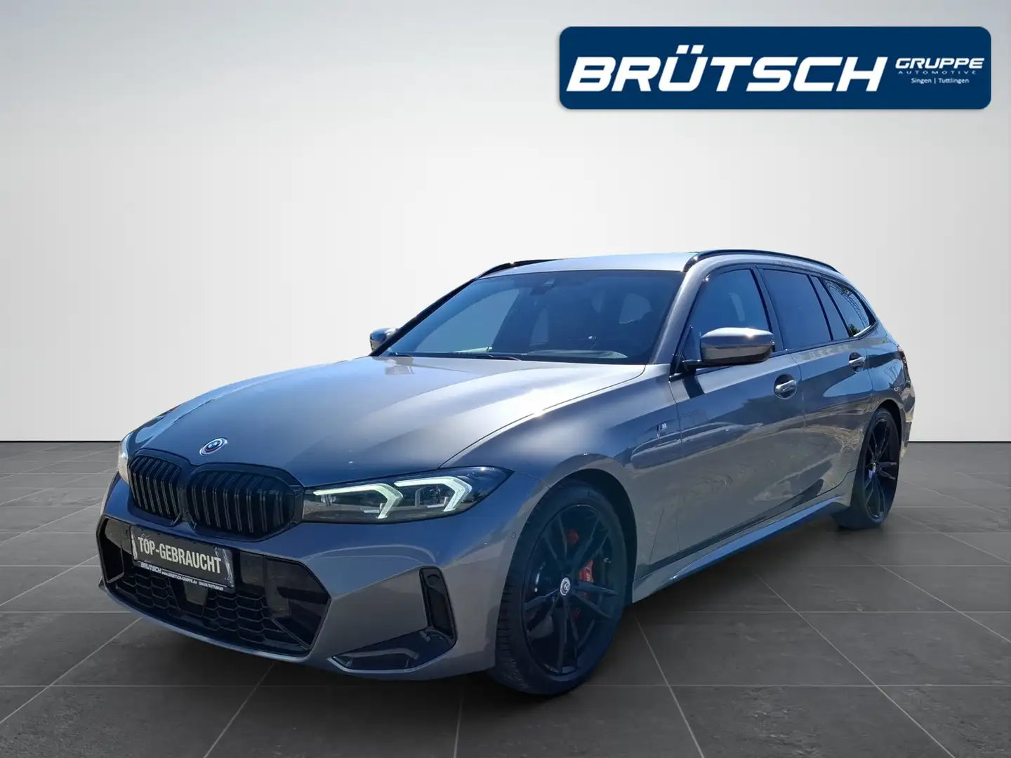 BMW 318 d M Sport AUTOMATIK / LEDER / AHK / STANDHEIZUNG Grau - 1
