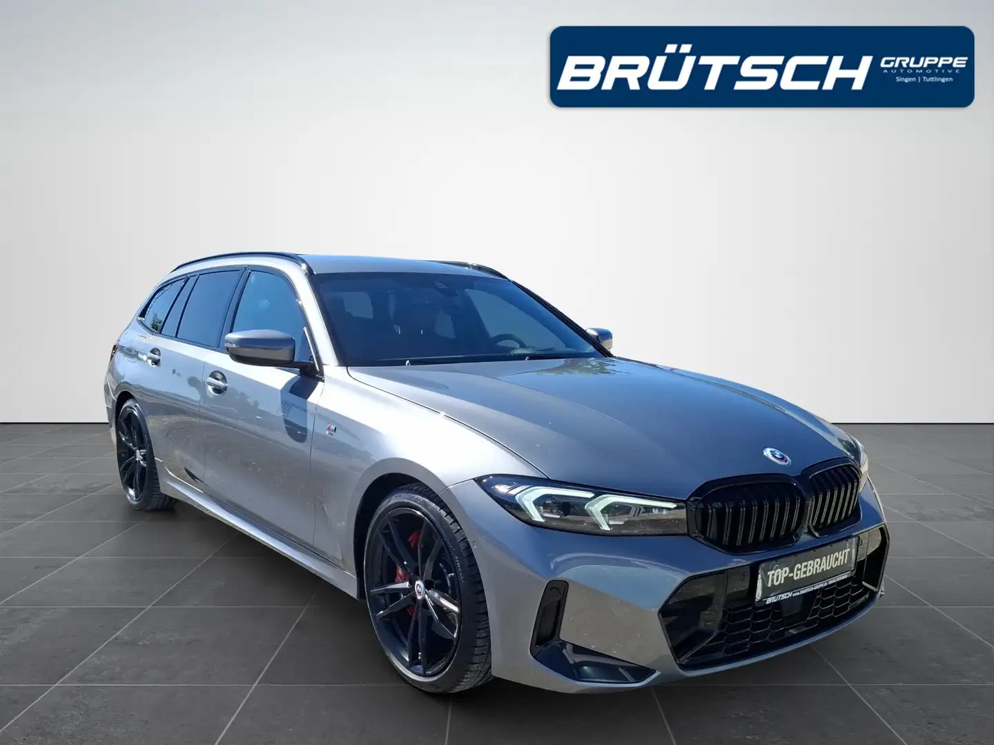 BMW 318 d M Sport AUTOMATIK / LEDER / AHK / STANDHEIZUNG Grau - 2