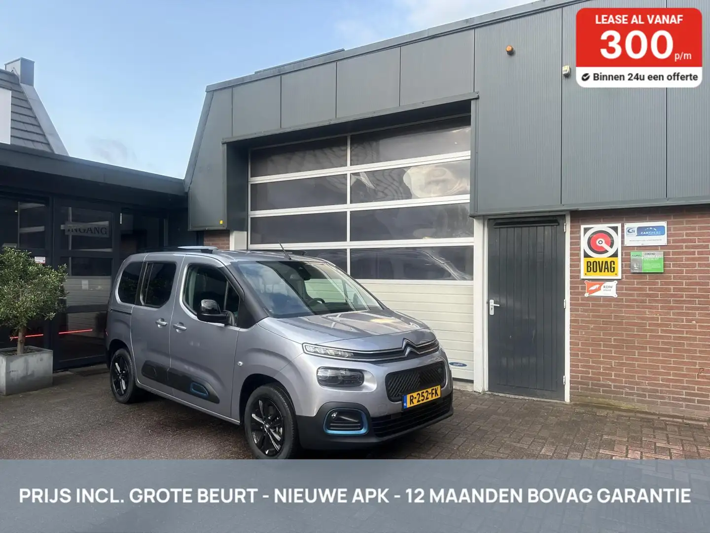 Citroen Berlingo ë-Berlingo Shine 50 kWh 3 FASE/TH/KEYLESS *ALL-IN Gris - 1