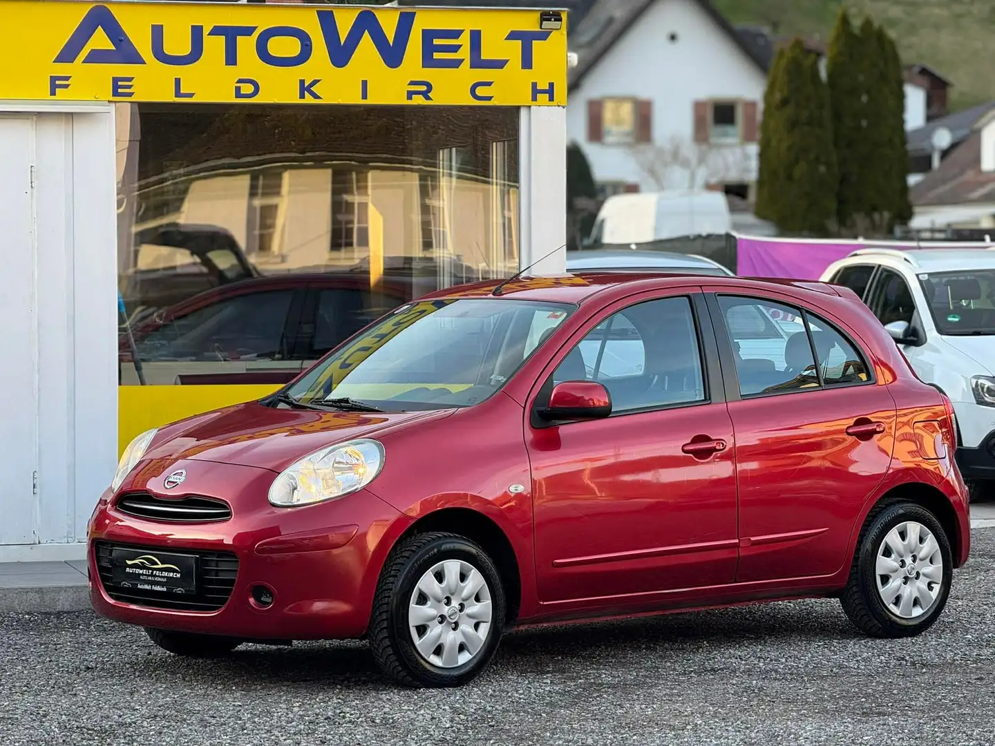 Nissan Micra Acenta NUR 66.000 KM *ÖAMTC PICKERL *P.SENSOR Rot - 1