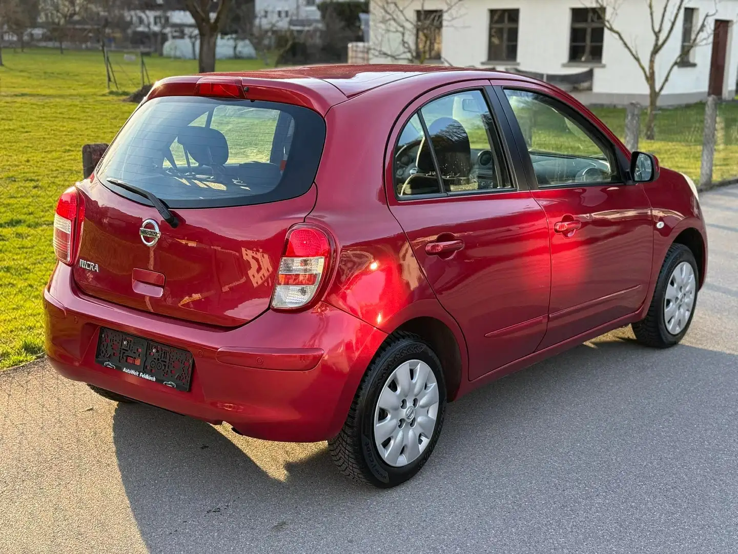 Nissan Micra Acenta NUR 66.000 KM *ÖAMTC PICKERL *P.SENSOR Rot - 2