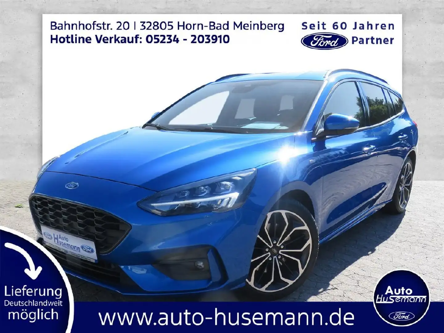 Ford Focus Turnier ST-Line Bleu - 1