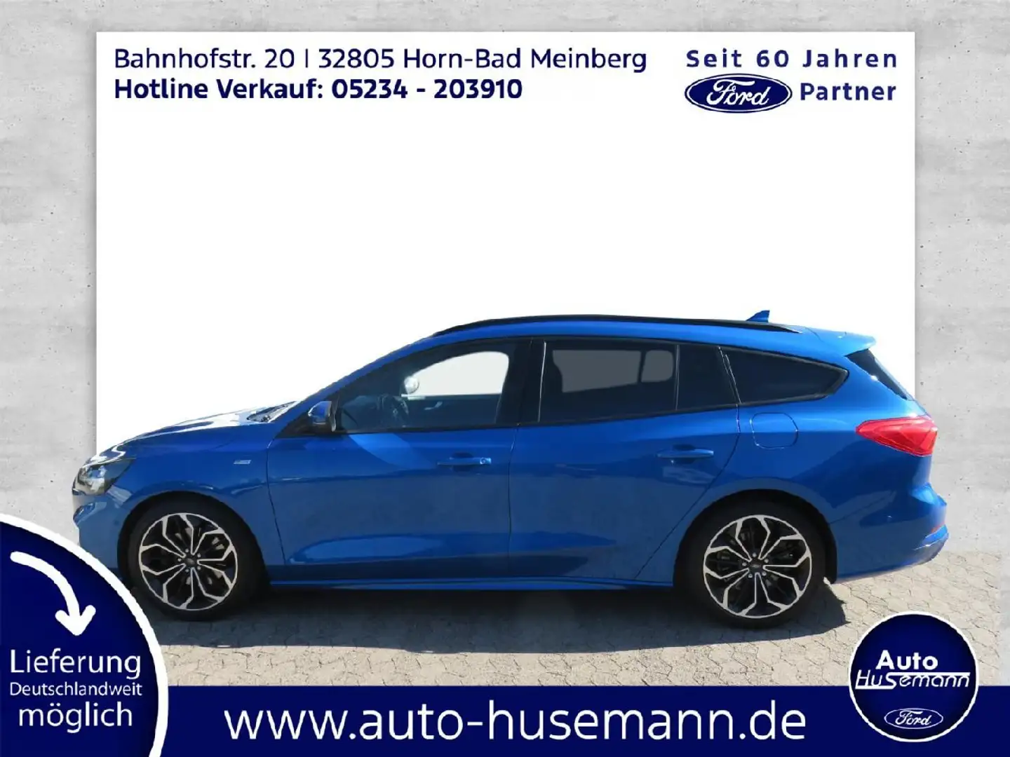 Ford Focus Turnier ST-Line Bleu - 2