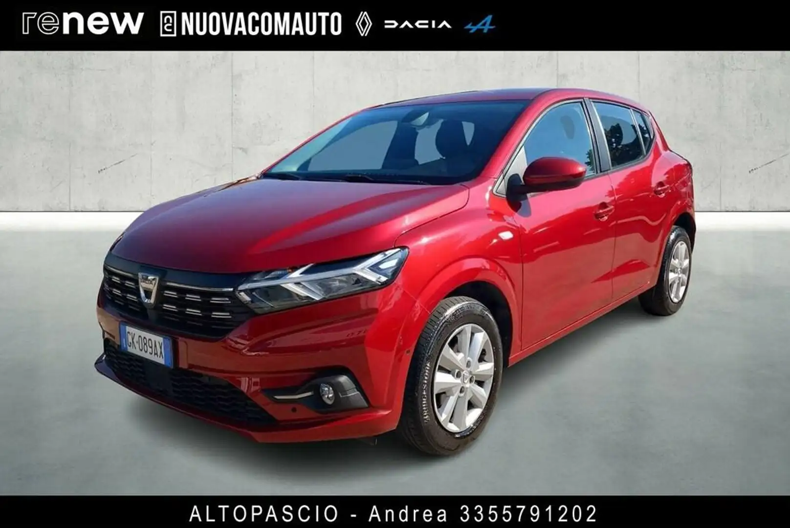 Dacia Sandero Streetway 1.0 tce Comfort Eco-g 100cv Rosso - 1