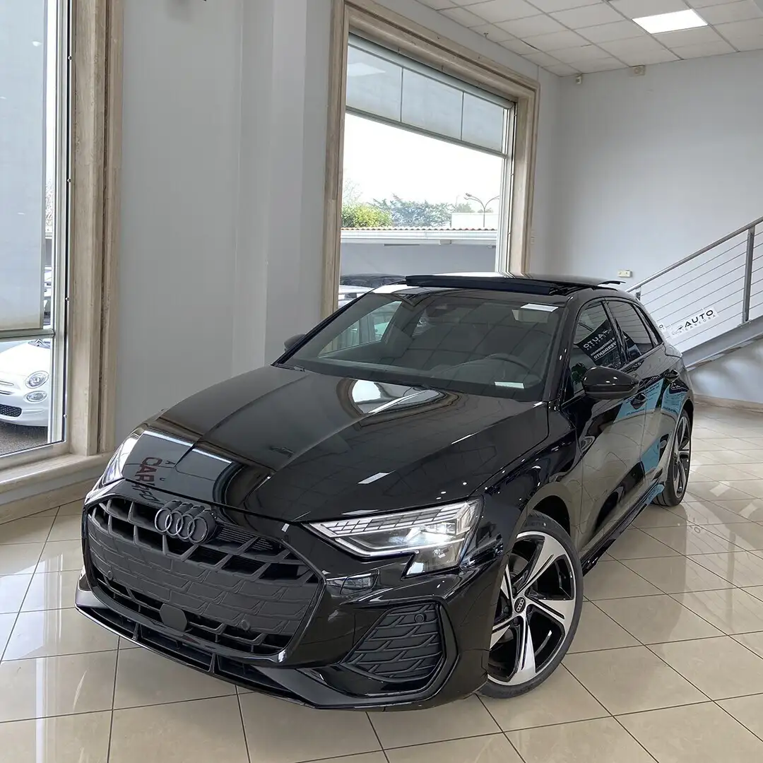 Audi A3 SPB 35 TDI Identity Black km0 2025|tetto R19" red Nero - 2