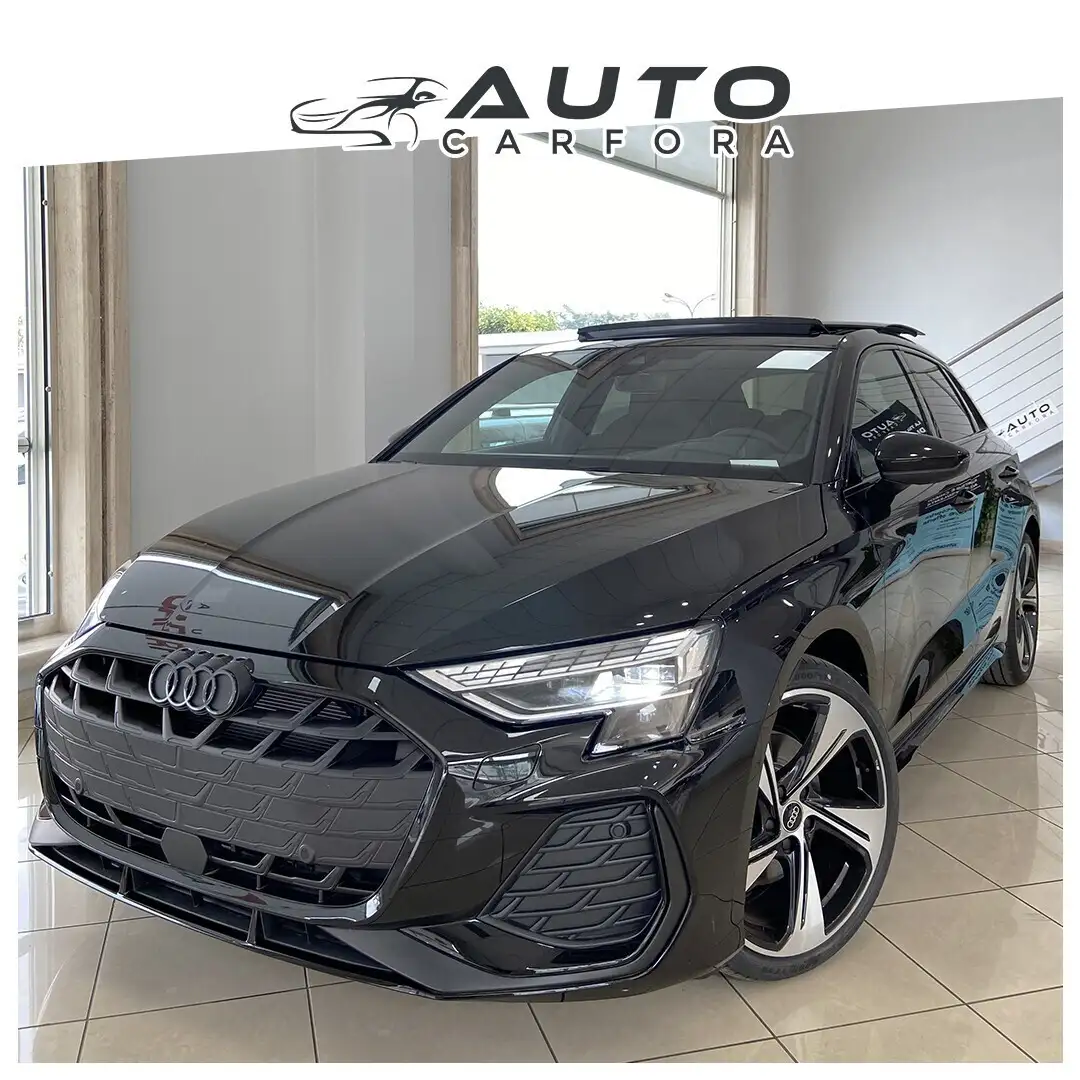Audi A3 SPB 35 TDI Identity Black km0 2025|tetto R19" red Nero - 1