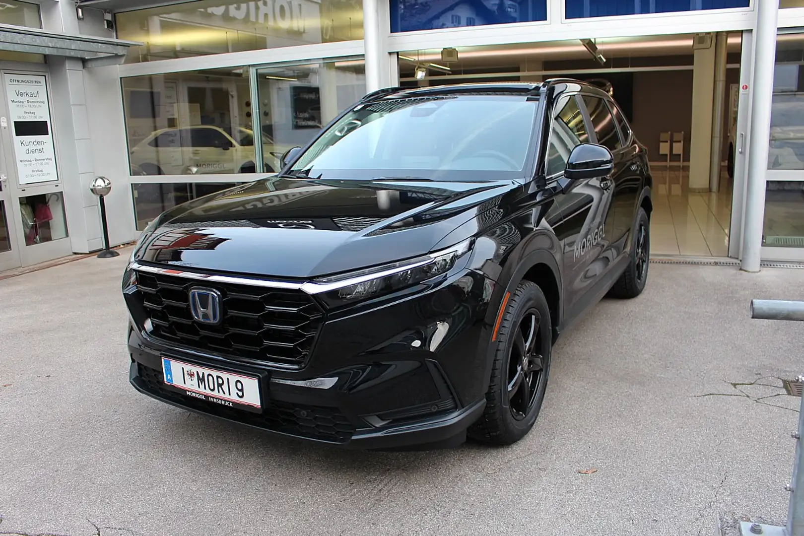 Honda CR-V 2,0 i-MMD e:HEV Elegance AWD Aut. Schwarz - 2