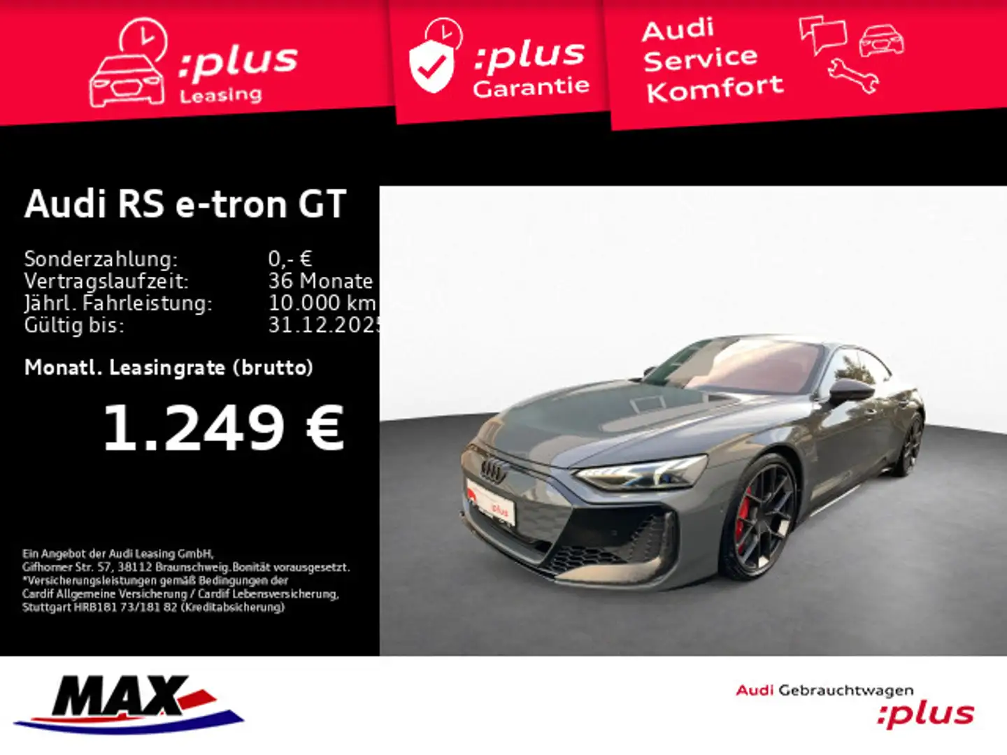 Audi RS e-tron GT PERFORMANCE +MATRIX+WABEN+KERAMIK++ Gri - 1
