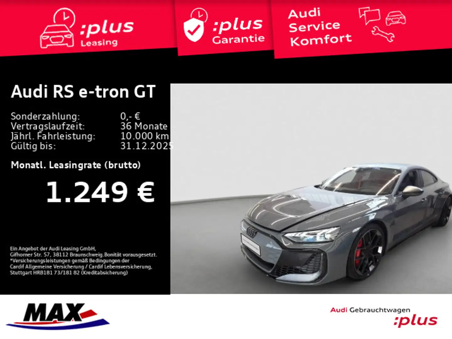 Audi RS e-tron GT PERFORMANCE +MATRIX+WABEN+KERAMIK++ Grau - 1