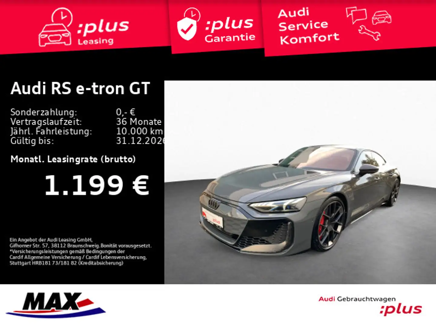 Audi RS e-tron GT PERFORMANCE +MATRIX+WABEN+KERAMIK++ Grau - 1